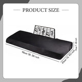 Maxbell Piano Keyboard Dust Cover Portable with Elastic & Cord Lock Protective Cover 61 Keys
