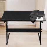 Maxbell Piano Keyboard Dust Cover Portable with Elastic & Cord Lock Protective Cover 88 Keys