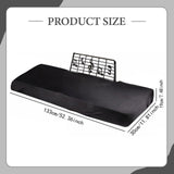 Maxbell Piano Keyboard Dust Cover Portable with Elastic & Cord Lock Protective Cover 88 Keys