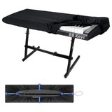 Maxbell Piano Keyboard Dust Cover Portable with Elastic & Cord Lock Protective Cover 88 Keys