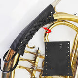 Maxbell French Horn Hand Guard Portable Wrap Cover for Practice Exercise Performance pu