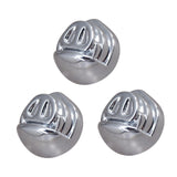 Maxbell 3 Pieces Guitar Control Speed Tone Volume Knobs Sturdy Metal Pot Buttons Cap