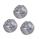 Maxbell 3 Pieces Guitar Control Speed Tone Volume Knobs Sturdy Metal Pot Buttons Cap