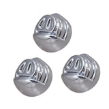 Maxbell 3 Pieces Guitar Control Speed Tone Volume Knobs Sturdy Metal Pot Buttons Cap