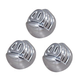 Maxbell 3 Pieces Guitar Control Speed Tone Volume Knobs Sturdy Metal Pot Buttons Cap