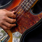 Maxbell 3 Pieces Guitar Control Speed Tone Volume Knobs Sturdy Metal Pot Buttons Cap