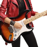 Maxbell 3 Pieces Guitar Control Speed Tone Volume Knobs Sturdy Metal Pot Buttons Cap