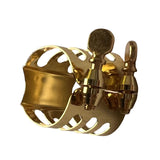 Maxbell Alto Sax Mouthpiece Ligature Parts Double Screws Clamp for Sax Lover Players