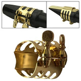 Maxbell Alto Sax Mouthpiece Ligature Parts Double Screws Clamp for Sax Lover Players