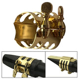 Maxbell Alto Sax Mouthpiece Ligature Parts Double Screws Clamp for Sax Lover Players
