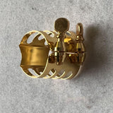 Maxbell Alto Sax Mouthpiece Ligature Parts Double Screws Clamp for Sax Lover Players