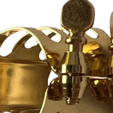 Maxbell Alto Sax Mouthpiece Ligature Parts Double Screws Clamp for Sax Lover Players