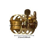 Maxbell Alto Sax Mouthpiece Ligature Parts Double Screws Clamp for Sax Lover Players