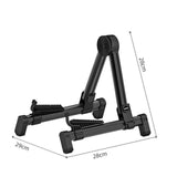 Maxbell Guitar Stand Musical Instrument Accessories Universal A Shape Frame for black
