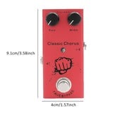 Maxbell Electric Guitar Effects Pedal Professional True Bypass for Stage Live Studio Classic Chorus