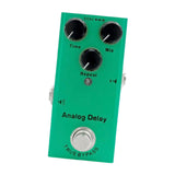 Maxbell Electric Guitar Effects Pedal Professional True Bypass for Stage Live Studio Analog Delay