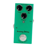 Maxbell Electric Guitar Effects Pedal Professional True Bypass for Stage Live Studio Analog Delay