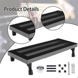 Maxbell Guitar Effect Pedal Board Effects Bracket for Stage Performance Home Concert 50cmx18cm
