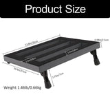 Maxbell Guitar Effect Pedal Board Effects Bracket for Stage Performance Home Concert 34cmx27cm