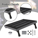Maxbell Guitar Effect Pedal Board Effects Bracket for Stage Performance Home Concert 34cmx27cm