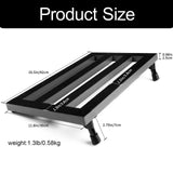 Maxbell Guitar Effect Pedal Board Effects Bracket for Stage Performance Home Concert 42cmx32cm