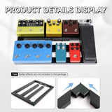 Maxbell Guitar Effect Pedal Board Effects Bracket for Stage Performance Home Concert 42cmx32cm