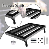 Maxbell Guitar Effect Pedal Board Effects Bracket for Stage Performance Home Concert 50cmx30cm