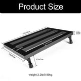 Maxbell Guitar Effect Pedal Board Effects Bracket for Stage Performance Home Concert 56cmx32cm
