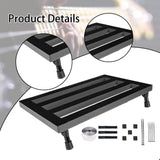 Maxbell Guitar Effect Pedal Board Effects Bracket for Stage Performance Home Concert 56cmx32cm