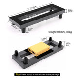 Maxbell Guitar Effect Pedal Board Effects Bracket for Home Concert Stage Performance 35cmx14cm