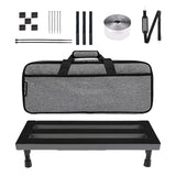 Maxbell Guitar Effect Pedal Board Effects Bracket for Home Concert Stage Performance 50cmx18cm