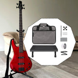 Maxbell Guitar Effect Pedal Board Effects Bracket for Home Concert Stage Performance 34cmx27cm