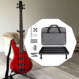Maxbell Guitar Effect Pedal Board Effects Bracket for Home Concert Stage Performance 42cmx32cm