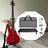 Maxbell Guitar Effect Pedal Board Effects Bracket for Home Concert Stage Performance 56cmx32cm