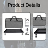 Maxbell Guitar Effect Pedal Board Effects Bracket for Home Concert Stage Performance 56cmx32cm