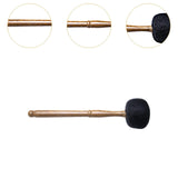Maxbell Sound Bowl Mallet Buddhist Sound Percussion Stick for Temple Yoga Meditation Black