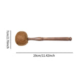 Maxbell Sound Bowl Mallet Buddhist Sound Percussion Stick for Temple Yoga Meditation Brown