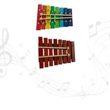 Maxbell 8 Note Xylophone Professional Wooden Xylophone Toy for Beginner Ages 3+ Gift