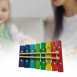Maxbell 8 Note Xylophone Professional Wooden Xylophone Toy for Beginner Ages 3+ Gift