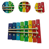Maxbell 8 Note Xylophone Professional Wooden Xylophone Toy for Beginner Ages 3+ Gift