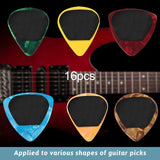 Maxbell 16Pcs Guitar Picks Grips Accessories Help You Hold Guitar Pick Plectrum Pads
