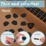 Maxbell 16Pcs Guitar Picks Grips Accessories Help You Hold Guitar Pick Plectrum Pads