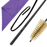 Maxbell 3Pcs Clarinet Flute Cleaner Cleaning Tool Accessory Multifunctional Portable Purple