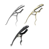 Maxbell Leopard Shaped Guitar Capo Portable High Performance Sturdy Guitar Accessory Gold