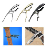 Maxbell Leopard Shaped Guitar Capo Portable High Performance Sturdy Guitar Accessory Gold