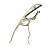 Maxbell Leopard Shaped Guitar Capo Portable High Performance Sturdy Guitar Accessory Gold