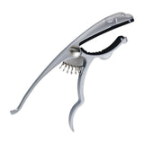 Maxbell Leopard Shaped Guitar Capo Portable High Performance Sturdy Guitar Accessory Silver