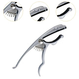 Maxbell Leopard Shaped Guitar Capo Portable High Performance Sturdy Guitar Accessory Silver