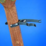 Maxbell Leopard Shaped Guitar Capo Portable High Performance Sturdy Guitar Accessory Black