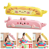 Maxbell Kids Harmonica Whistle Lovely Washable Mouth Organ for Classroom Party Stage yellow